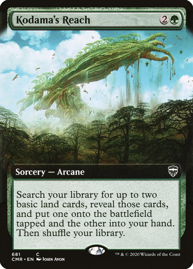 Kodama's Reach (Extended Art) (CMR-681) - Commander Legends: (Extended Art)