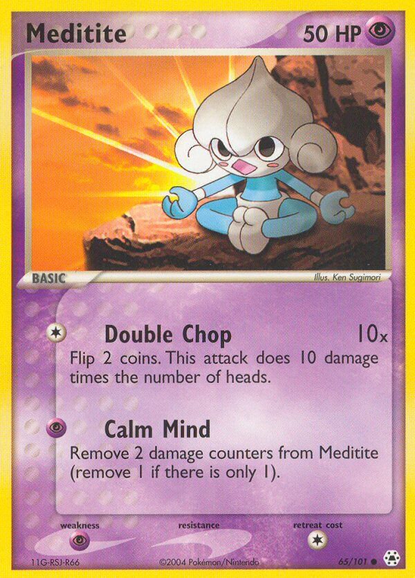 Meditite - EX Battle Stadium