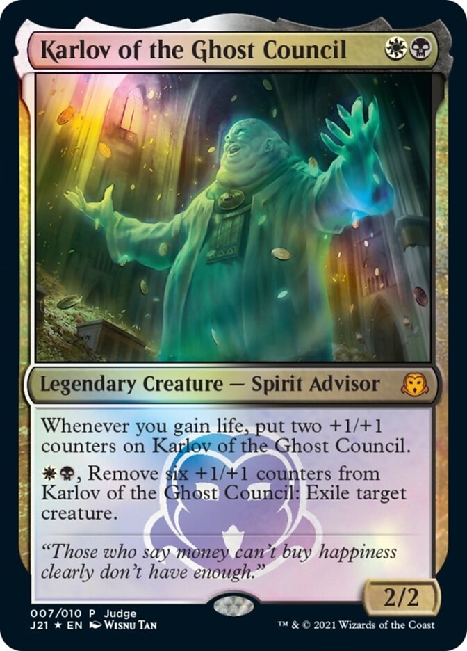 Karlov of the Ghost Council (JDG-007) - Judge Gift Cards 2021 Foil