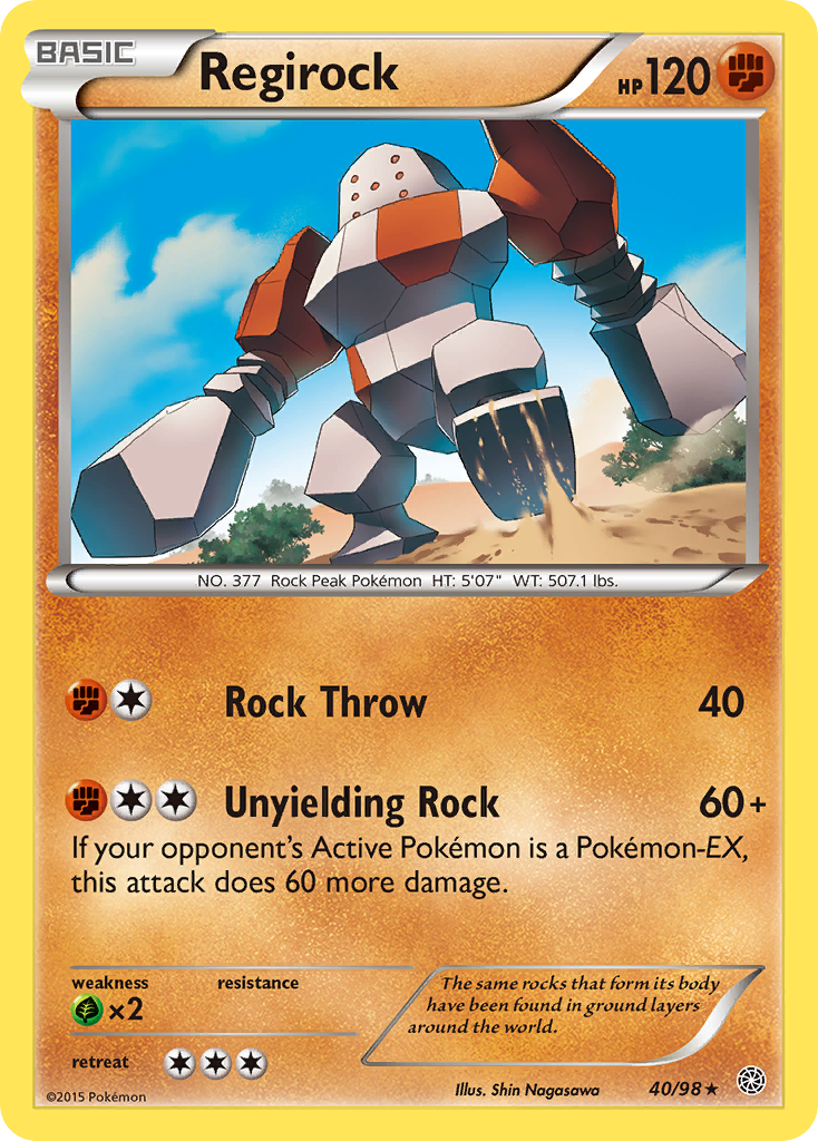 Regirock 40/98 - XY  Ancient Origins