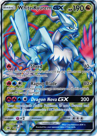 White Kyurem GX - SM141 - Jumbo Cards Holofoil