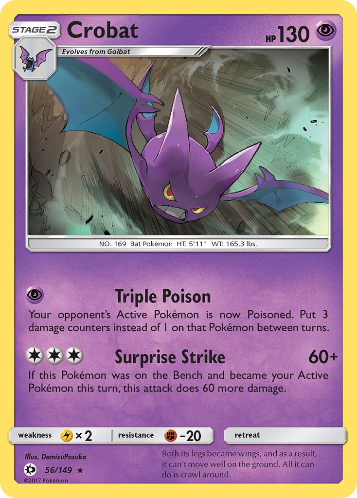 Crobat - 56/149 (Cosmos Holo) - Blister Exclusives Holofoil