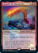 Atsushi, the Blazing Sky (GAME-003) - Wizards Play Network 2022 Foil