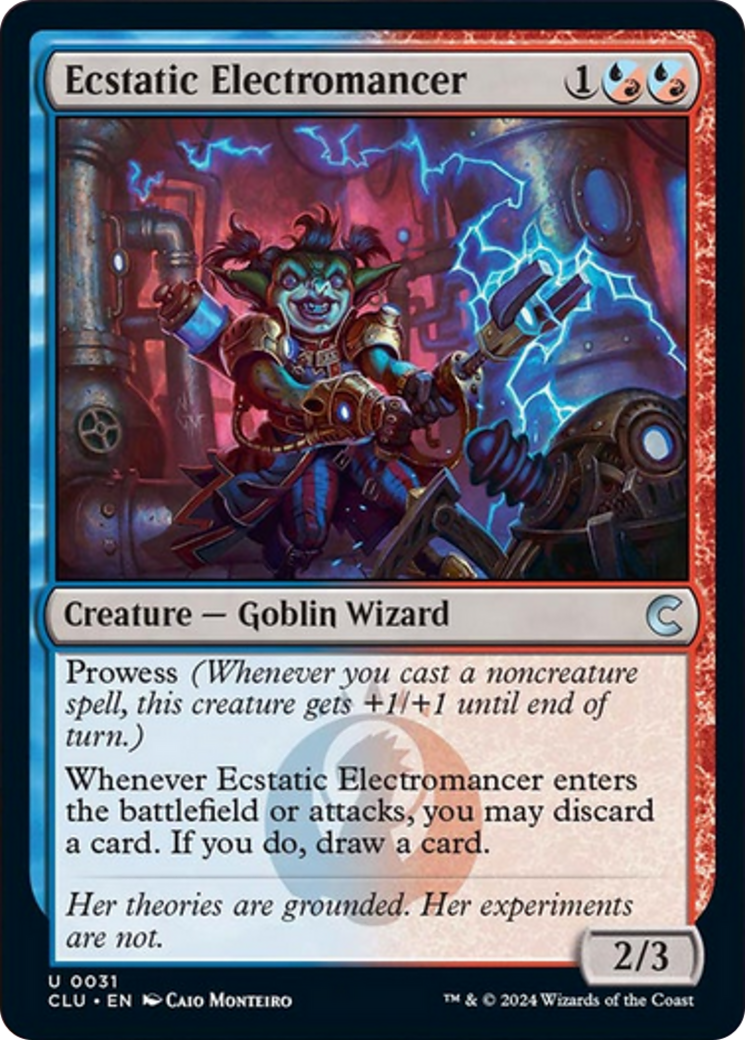 Ecstatic Electromancer (CLU-031) - Ravnica: Clue Edition