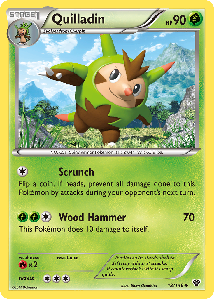 Quilladin 13/146 - XY Base Set
