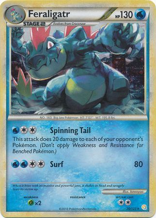 Feraligatr - 20/123 (Cracked Ice Holo) - Deck Exclusives Holofoil