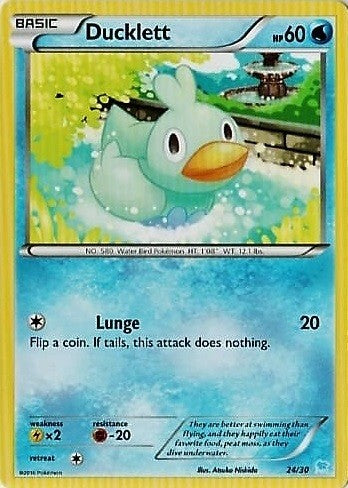 Ducklett (24) - XY Trainer Kit Pikachu Libre & Suicune