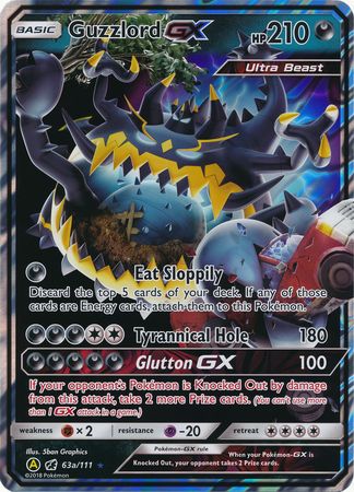 Guzzlord GX - 63a/111 - Jumbo Cards Holofoil