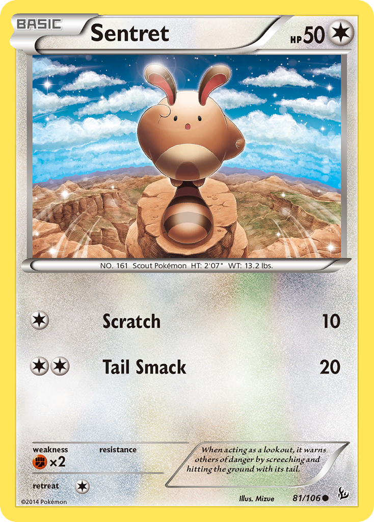 Sentret 81/106 - XY  Flashfire