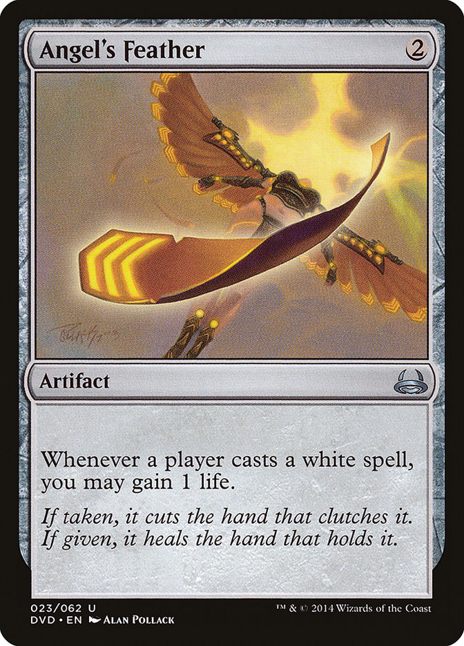 Angel's Feather (DD3-023) - Duel Decks Anthology: Divine vs. Demonic