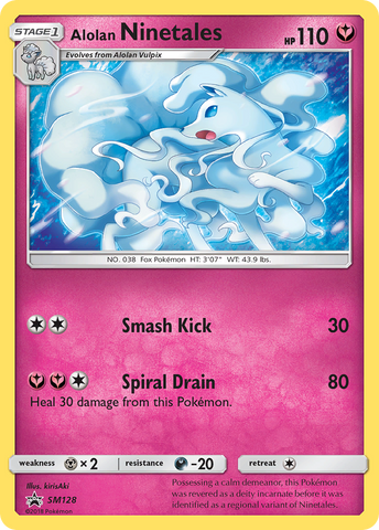 Alolan Ninetales - SM128/248 - SM Promos