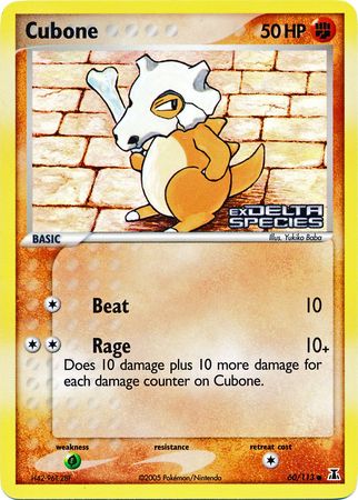 Cubone 60/113 - Delta Species Reverse Holofoil