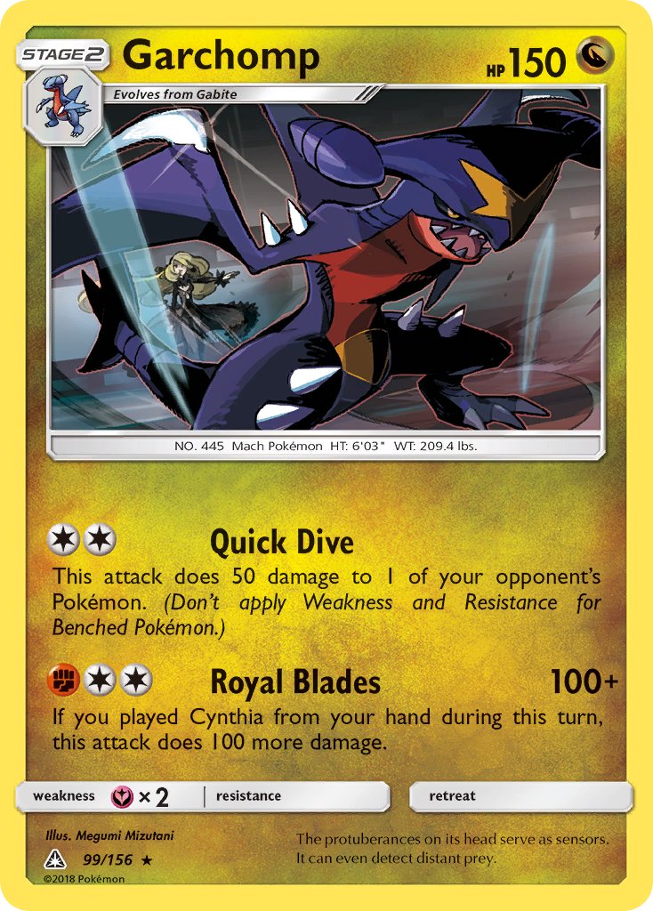 Garchomp - 99/156 (Cracked Ice Holo) 99 - Deck Exclusives Holofoil
