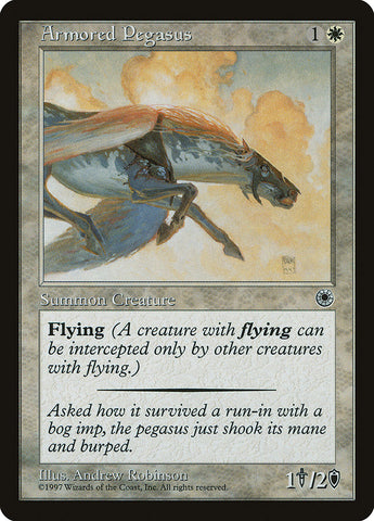 Armored Pegasus (Reminder Text) (POR-) - Portal