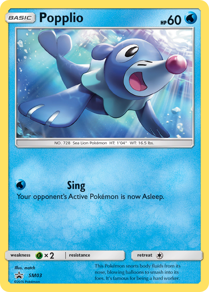 Popplio - SM03/248 - SM Promos Holofoil