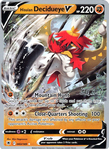 Hisuian Decidueye V - 2022 (Ondrej Skubal) 83 - World Championship Decks