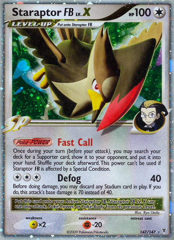 Staraptor FB Lv.X/147 - Supreme Victors Holofoil