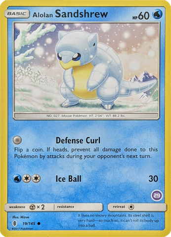 Alolan Sandshrew (29) - SM Trainer Kit Alolan Sandslash & Alolan Ninetales