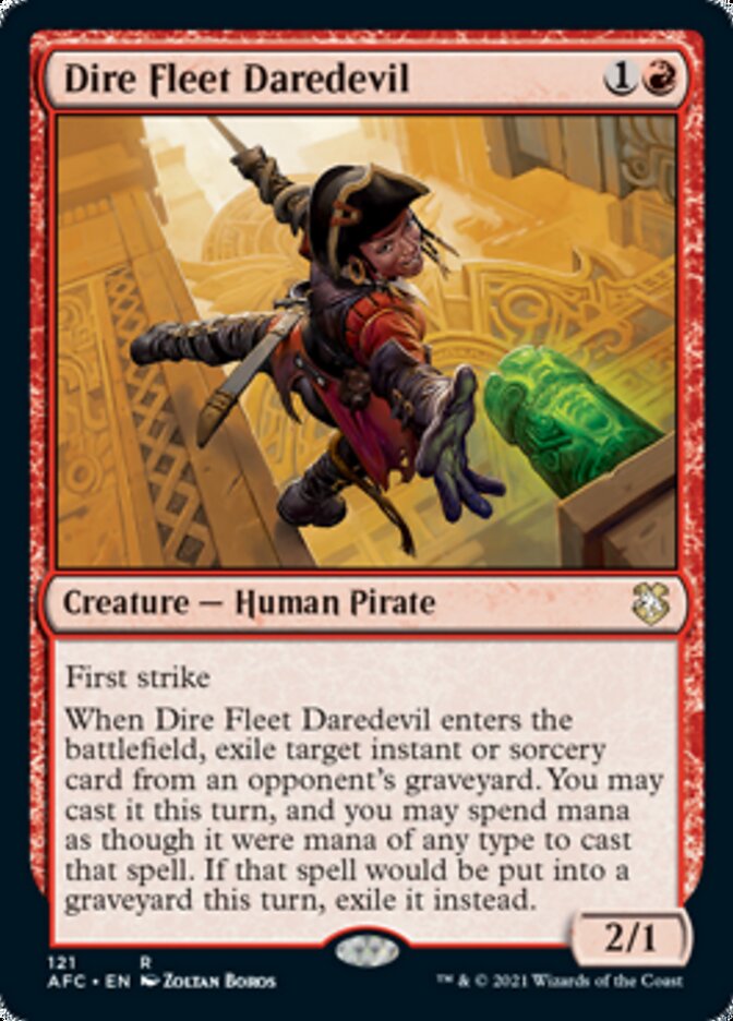Dire Fleet Daredevil (AFC-121) - Forgotten Realms Commander