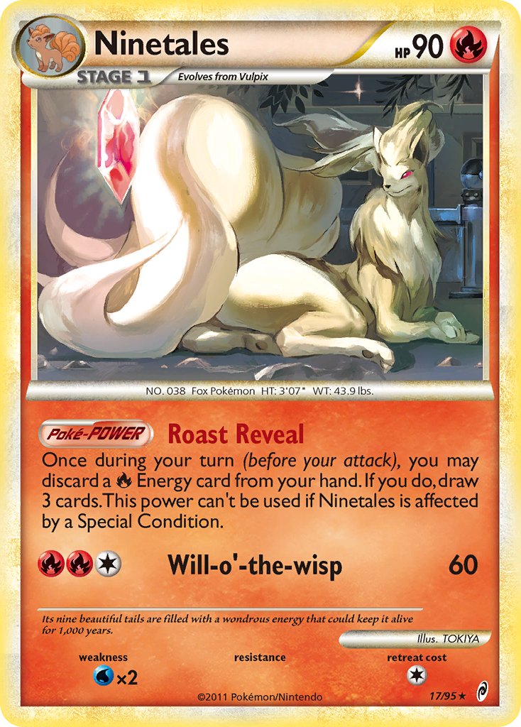 Ninetales - 17/95 (Call of Legends) - Deck Exclusives
