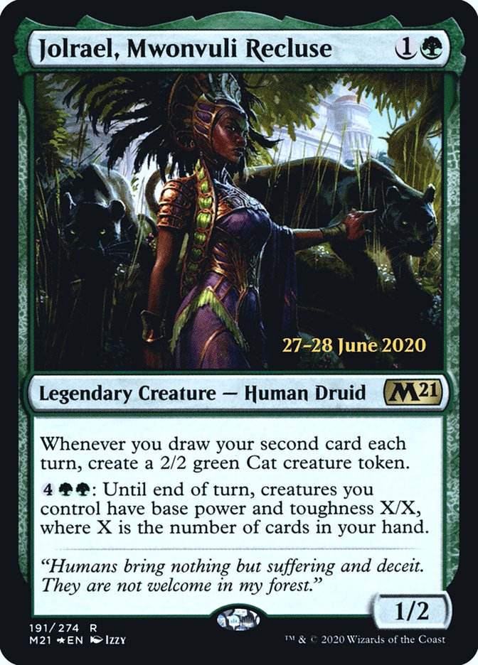 Jolrael, Mwonvuli Recluse (PRE-191) - Core Set 2021 Promos Foil