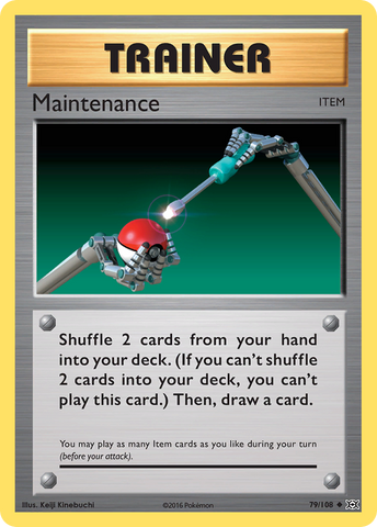 Maintenance 79/108 - XY  Evolutions