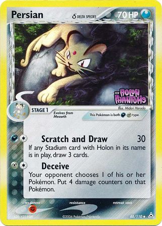 Persian (Delta Species) 48/110 - Holon Phantoms Reverse Holofoil