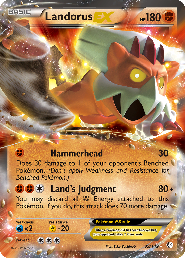 Landorus EX/149 - Boundaries Crossed Holofoil