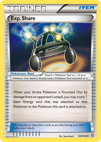 Exp. Share 128/160 - XY  Primal Clash