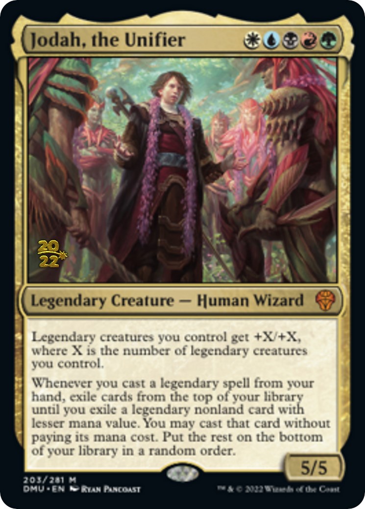 Jodah, the Unifier (PRE-203) - Dominaria United Promos Foil
