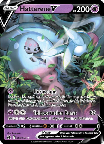 Hatterene V 65/159 - SWSH Crown Zenith Holofoil