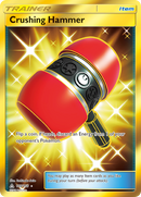 Crushing Hammer (Secret Rare) 166/156 - SM  Ultra Prism Holofoil