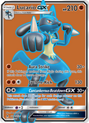 Lucario GX (Full Art)/131 - SM  Forbidden Light Holofoil