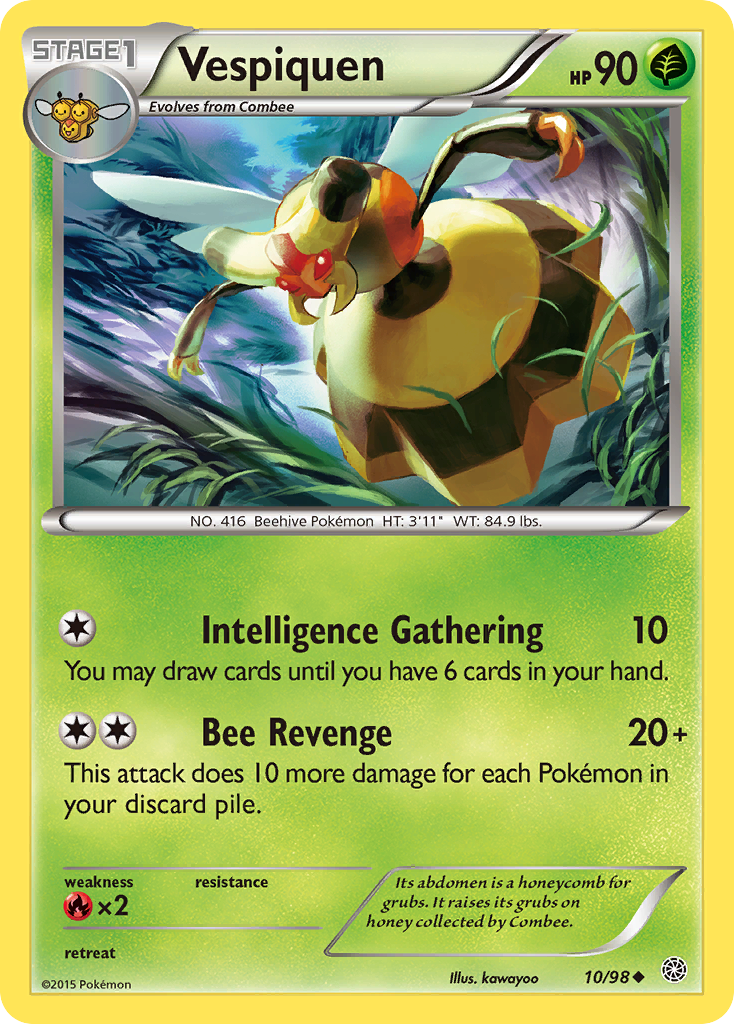 Vespiquen (10) 10/98 - XY  Ancient Origins