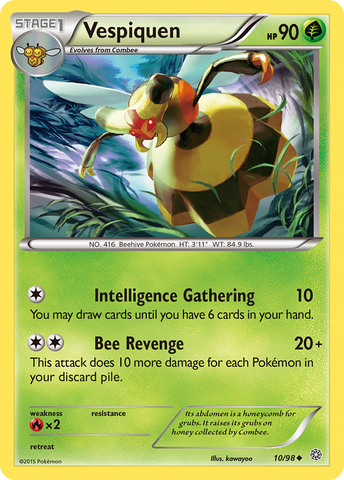 Vespiquen (10) 10/98 - XY  Ancient Origins