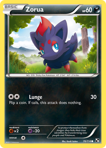 Zorua/114 - Black and White