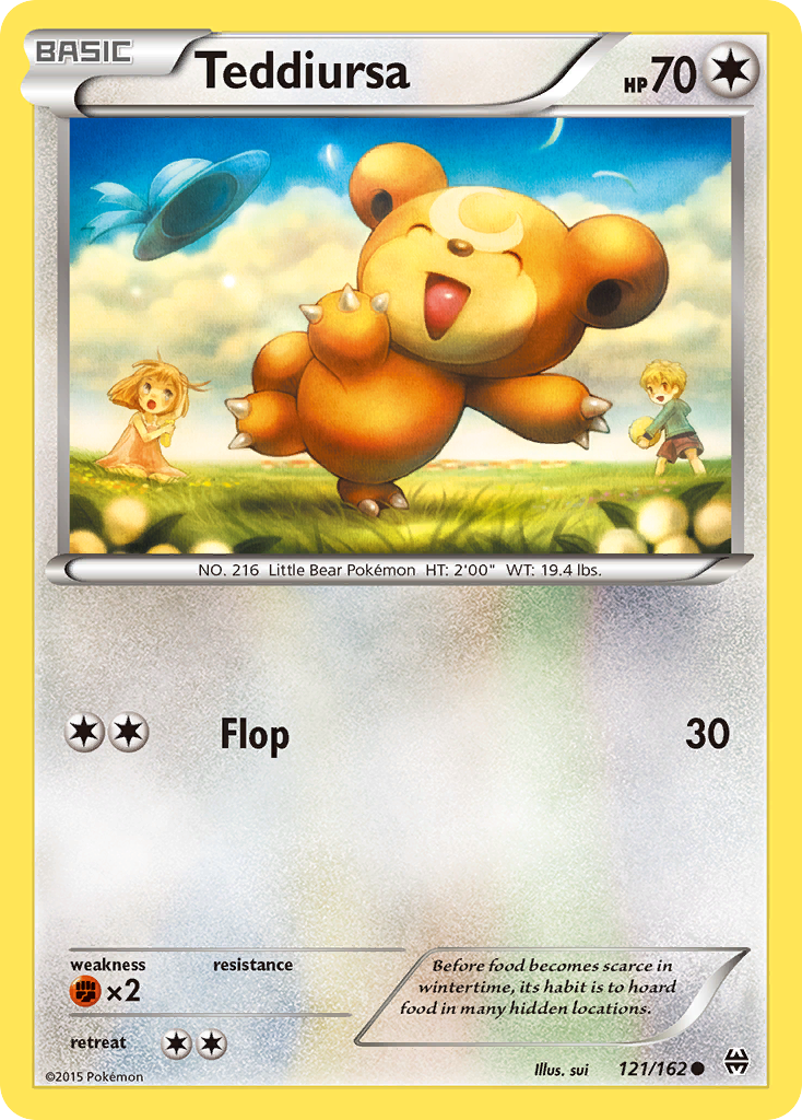 Teddiursa 121/162 - XY  BREAKthrough