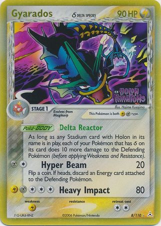 Gyarados (Delta Species)/110 - Holon Phantoms Reverse Holofoil