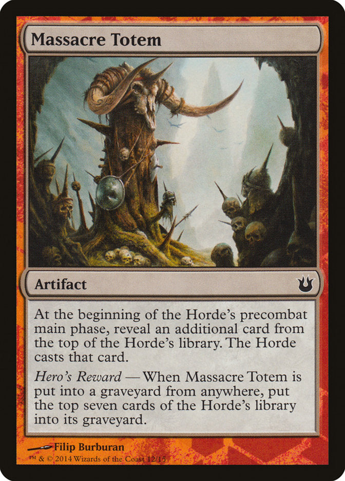 Massacre Totem (HERO-) - Battle the Horde