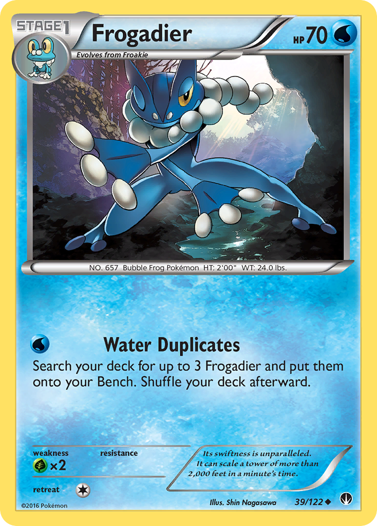 Frogadier 39/122 - XY  BREAKpoint