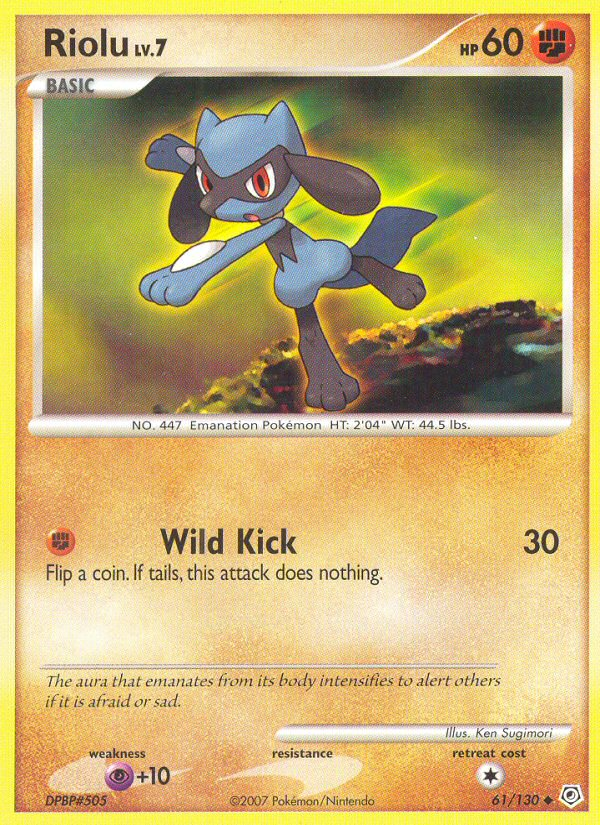 Riolu 61/130 - Diamond and Pearl