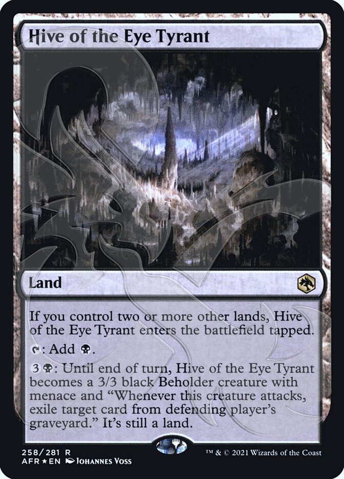 Hive of the Eye Tyrant (AFR&-258) - Adventures in the Forgotten Realms Promos Foil