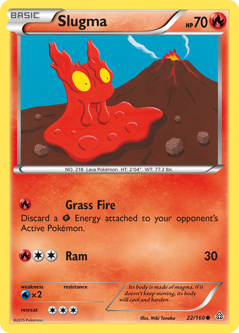 Slugma 22/160 - XY  Primal Clash