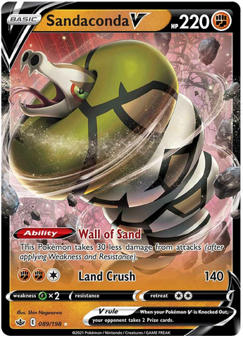 Sandaconda V 89/198 - SWSH06 Chilling Reign Holofoil