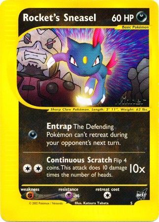 Rocket's Sneasel - 5 [Winner] - Best of Promos