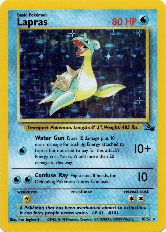 Lapras (10) 10/62 - Fossil