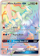 White Kyurem GX (Secret)/70 - Dragon Majesty Holofoil