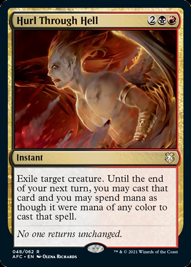 Hurl Through Hell (AFC-048) - Forgotten Realms Commander
