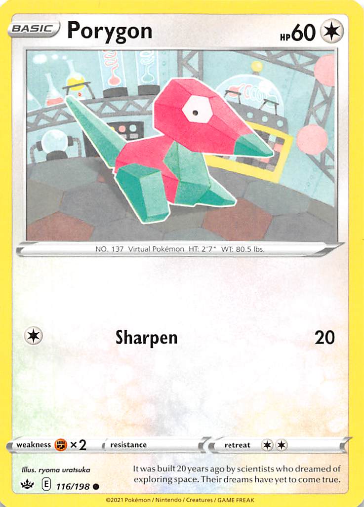 Porygon 116/198 - SWSH06 Chilling Reign