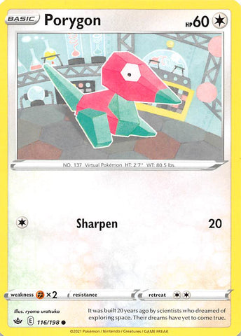 Porygon 116/198 - SWSH06 Chilling Reign